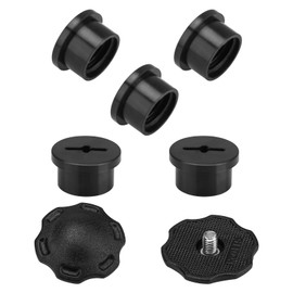 ArrogantF 2 PCS Football Helmet Thumb Screws and 5 PCS Bladder Valve Screws Compatible with Riddell SpeedFlex Chinstrap Thumb Screws