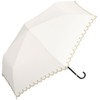 2022 Wpc. 801-972 Women’s Mini Folding Parasol, Blackout, Star Pattern,