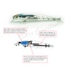Power Cast Bass Exciter Crankbait, Suspended Model, 25g, 12.5cm Bait,