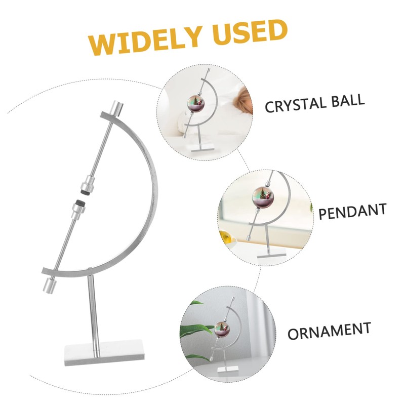 Gatuida 3pcs Crystal Ball Stand Crystal Holder for Display Crystal