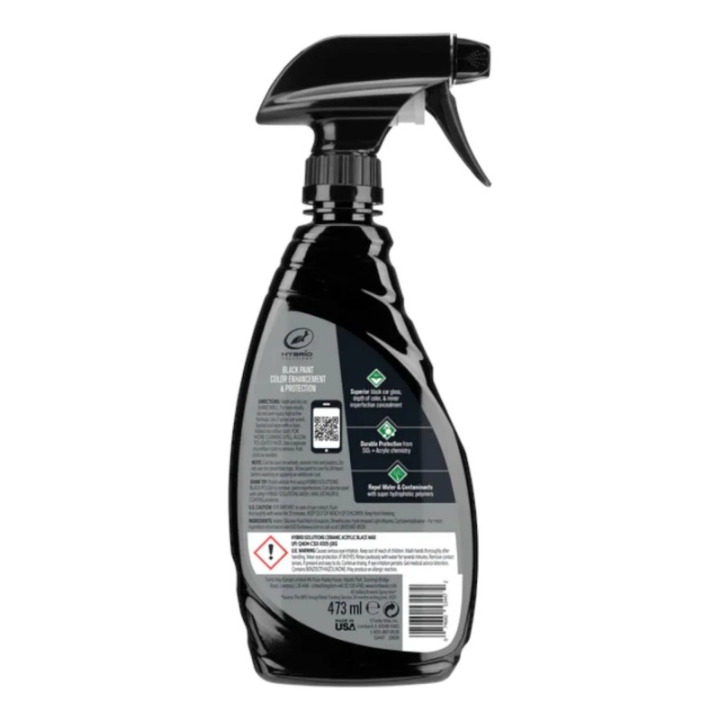 Turtle Wax Hybrid Solutions Cera Acrilica Para Autos Negros