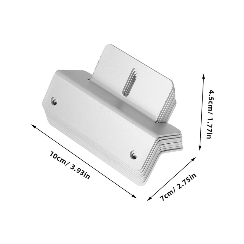 Ciieeo 8pcs Solar Panel Mounting Z Bracket Kit for Rv