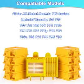 Pack of 10 Filters for iRobot Roomba 700 Series Replacement Parts Filter for iRobot Roomba 700 Series