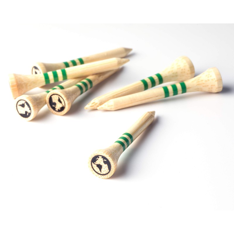 Green Swing Bamboo Golf Tees | Strong Sustainable Biodegradable |