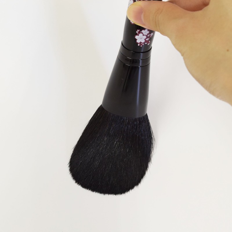 HSP-1 熊野筆 六角館さくら堂 華さくらパウダーブラシ 粗光峰100% オリジナル化粧筆