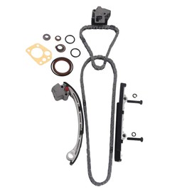 MOCA Timing Chain Kit & Oil Pump Compatible with 1998-2004 for NISSAN Frontier & 2001-2004 for NISSAN Xterra 2.4L L4 DOHC 16 Valve KA24DE