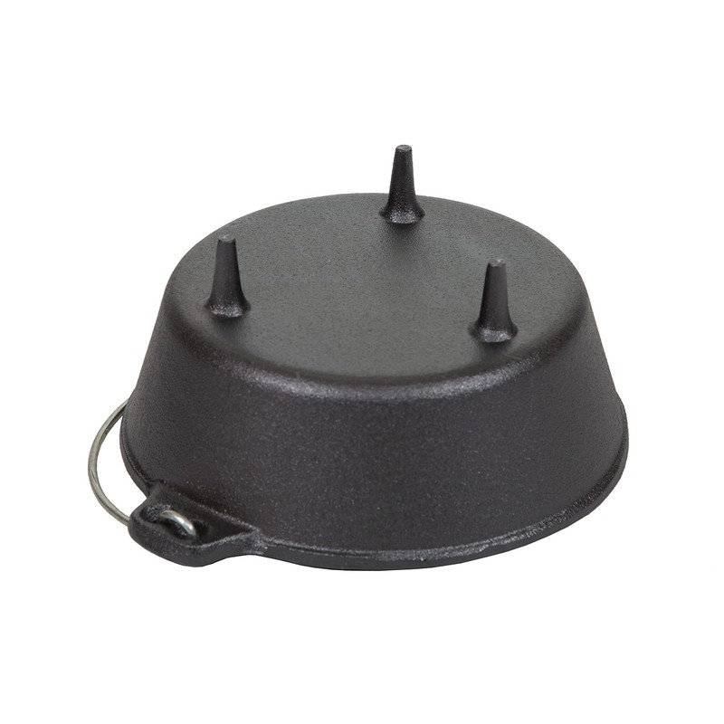 Stansport's Cast Iron Dutch Oven with Lid (16018-20) - 2