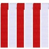 Tim&Lin Red and White Crepe Paper Streamers Party Streamer Decorations - Party Decoration Supplies - Great for Various Birthday Party Wedding Festival Party Decorations (12 Rolls, Red White)