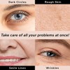 Parches para ojos de hidrogel de retinol y colágeno, Rosado