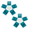 10 Packs Tools Drill Mount Holder, Fit for Makita 18V Li-ion Drill Tools Holder Dock Hanger with 40 Screws(cyan-blue)