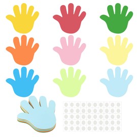 PATIKIL Hand Cutouts, 45 Pack Paper Hands, Colorful Hand Cutout for Classroom Decoration DIY Craft Project, Assorted Color