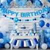 Chunful 9 Pcs Pre-strung Felt Happy Birthday Banner Party Decorations