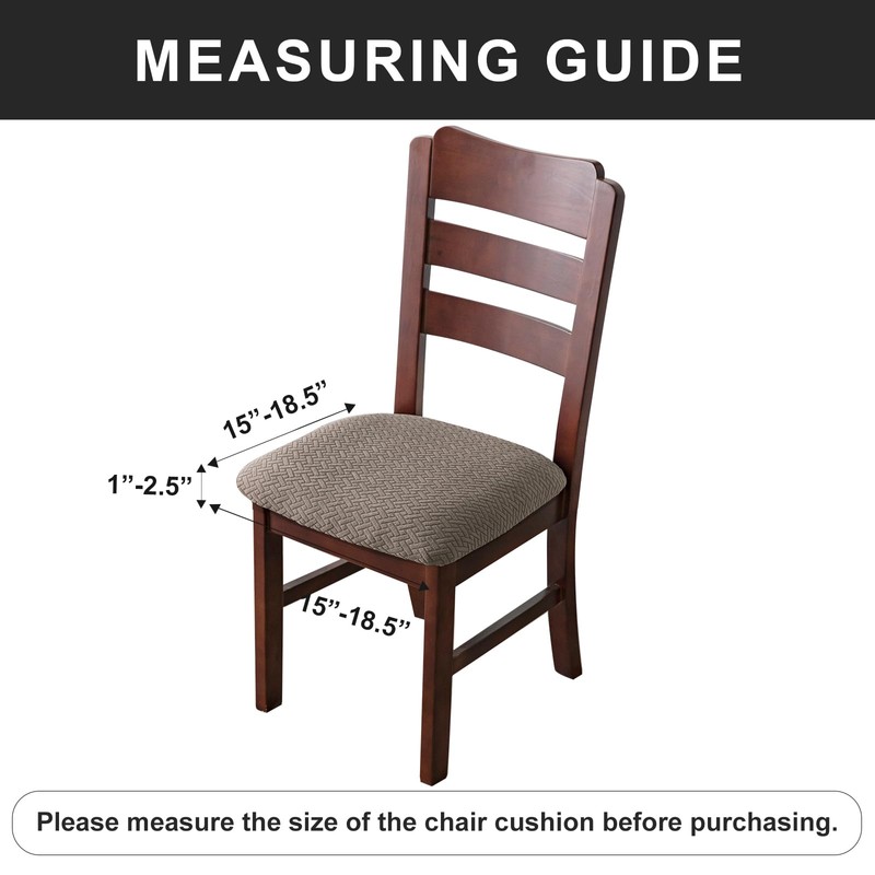 Genina Waterproof Seat Covers for Dining Room - Dining Chair,