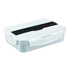 Asbel TLB-950 TLB-950 Lunch Box, Dishwasher Safe, Chopsticks Included, 1 Tier, N Lantas Collection (Bag Included) Ag Antibacterial, White