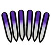 Mont Bleu Coloured Glass Nail File in Black Bag -