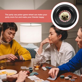 HANABASS Roulette Russa Ruota Da Poker per Feste Accessorio per Bar Ruota Da Poker Tavolo Kit Roulette