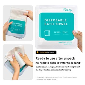 4 Pack Disposable Bath Towels Durable Large Portable Thicken Camping Towels for Travel Hotel Business Trip Swimming Pet Towels Sauna Spa Hot Spring Water Play 55''X27.5''