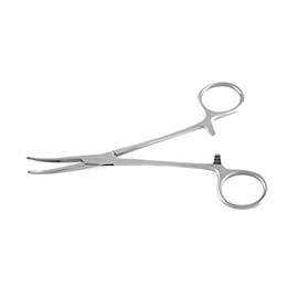 Rankin Kelly Forceps 6.25" Curved Serrated Jaws Hemostat Clamps - SurgicalExcel