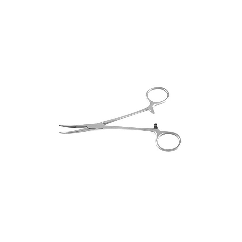 Rankin Kelly Forceps 6.25" Curved Serrated Jaws Hemostat Clamps -