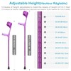 Antdvao Forearm Crutches Pair Folding Forearm Crutches Anti-Drop Cuff Reduces