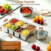 Stainless Steel Snackle Box Container, Dishwasher Safe Snack Box with