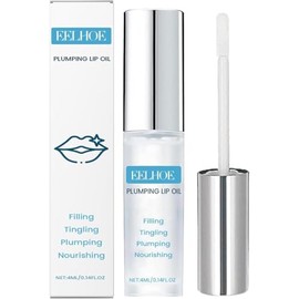 Lip Plumper Serum Coreano con cido Hialurnico, Aceite y Blsamo de Hidratacin Profunda para Labios Ms Llenos y Suaves - Anti-Sequedad, Cuidado de la...