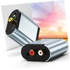 SHOWERORO 1set Fiber Optic Audio Converter Digital to Analog Adapter