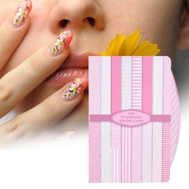 88 Nail Colors Display Book,Nail Gel Polish Display For Diy Nail Art Salons Set,Nail Polish Gel Polish Nail Display For Hand Wash Hand-Washes Color Card,No Include Nails Tip