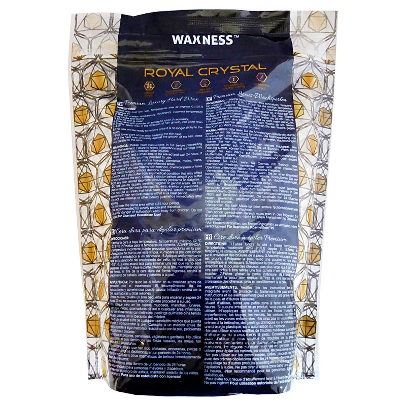 Waxness Polymer Blend Luxury Hard Wax Beads Crystal / Premium