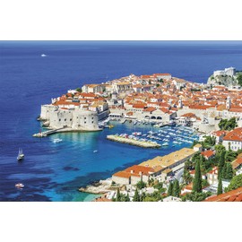 Yanoman 1000 Piece Jigsaw Puzzle Beautiful Port City of the Adriatic Sea (Dubrovnik) (50x75cm)