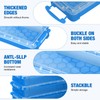Gueevin 24 Pcs Large Capacity Plastic Pencil Box Clear Plastic