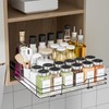 ZDDLOINP Pull Out Spice Racks for Inside Cupboard, Spice Rack