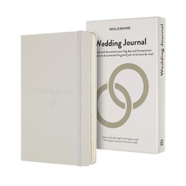 Moleskine - Wedding Journal, Theme Notebook - Hardcover Notebook for Planning and Organising your Wedding Calendar - Large Size 13 x 21 cm - 400 Pages