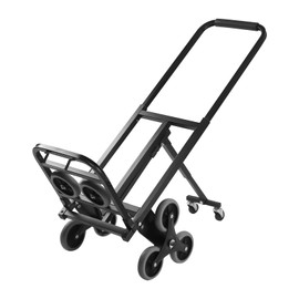 YIYIBYUS Stair Climbing Cart, 400 lbs Load Capacity, Heavy Duty Folding Hand Truck Dolly w/Dual Wheels 551lb Capacity Upgraded Steel Tube Stair Climber for Warehouse Shopping Airport