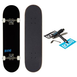 [CCS] Logo Skateboard Complete Black 8.00"