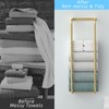 Rxvotocr Towel Rack for Bathroom Wall Mounted, Bathroom Towel Storage,