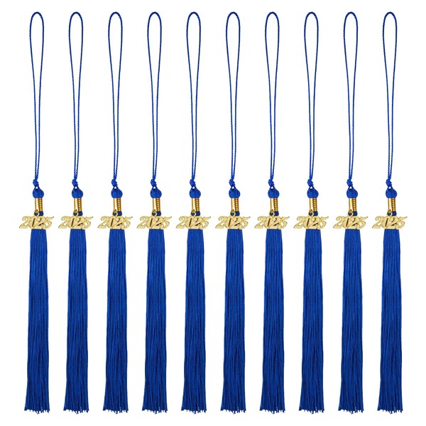 10 Pack 2025 Grad Graduation Tassels,Graduation Cap Hat Tassel with