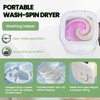 Portable Washing Machine Mini Washer for Apartments - Compact, Foldable