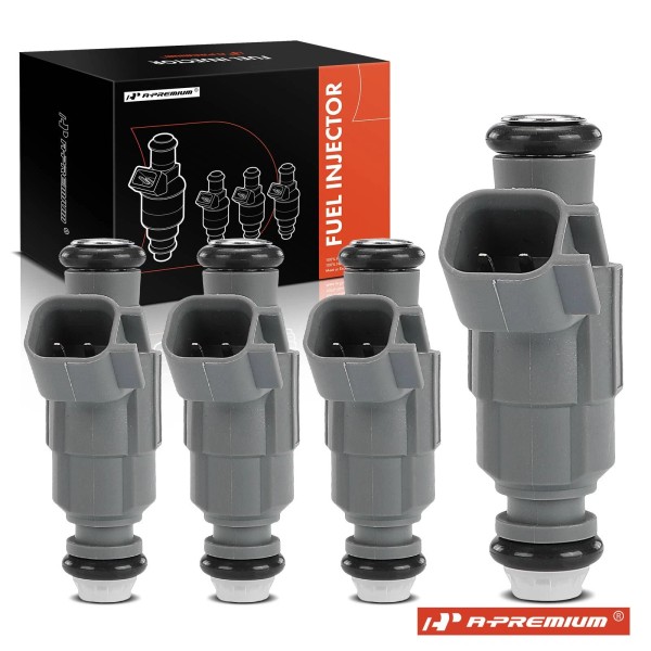 A-Premium New 4Pcs Fuel Injector for Ford Focus 2001 2002-2004