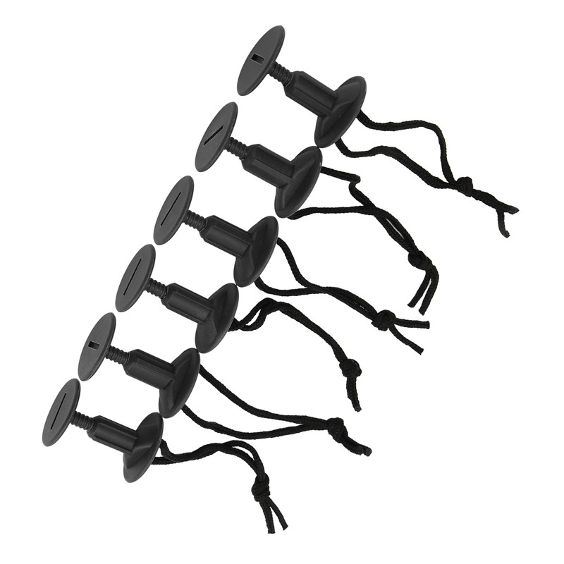 6Pcs Surf Board Leash Leg Rope Plug Nylon Plastic Surf