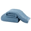 Microfiber Waffle Face Towels, 2 Pieces, Oversized, Soft, Absorbent, Fast