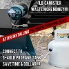 DwellWel 5FT Propane Hose Adapter 1lb to 20lb for Grill