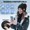 Rotibox Wireless Bluetooth Beanie Hat with Headphone Headset Music Audio