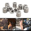 Male Thread Reducing Nut 10 Pieces Stainless Steel Thread Reducer