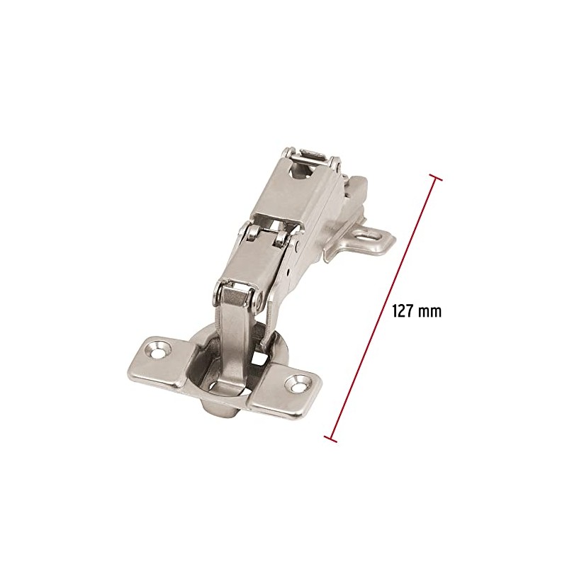Hermex BIDI-165C, Bisagras bidimensional de 165° - 1 bolsa x