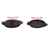 X AUTOHAUX 2pcs Black Plastic Auto Windshield Wiper Washer Bottle
