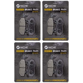 NICHE Brake Pad Set for Triumph Sprint Scrambler Bonneville T2025045 Front Rear Organic 4 Pack