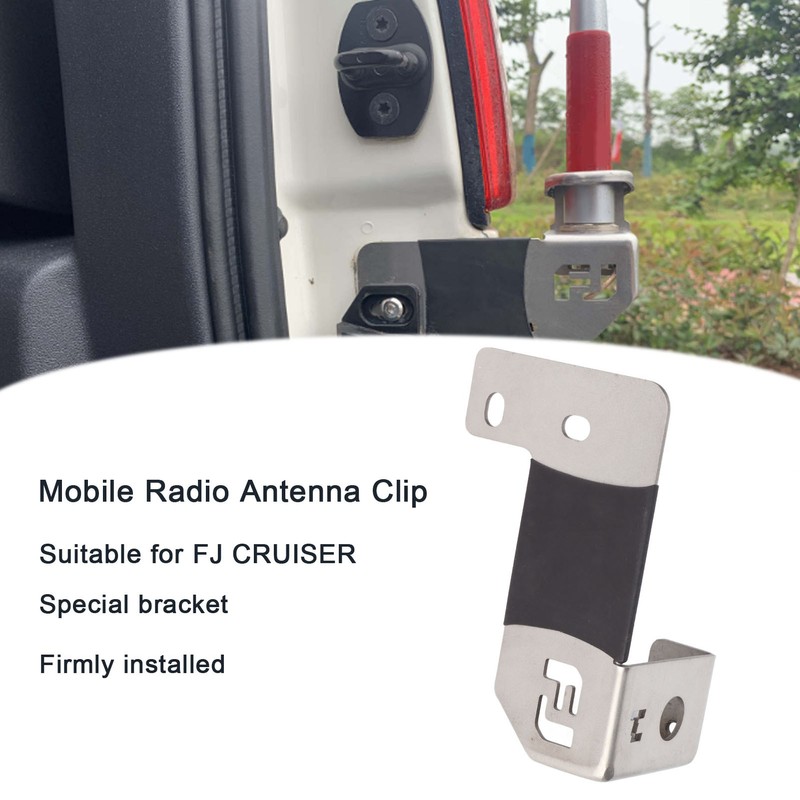 Car Antenna Bracket Stainless Steel Anti Theft Vehicle Mobile Radio