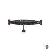 Medium Heart-Shaped Brass Cast Latch 145mm