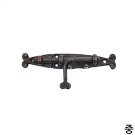 Medium Heart-Shaped Brass Cast Latch 145mm